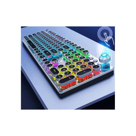 Mechanische Steampunk-Gaming-Tastatur